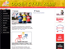 Tablet Screenshot of oddercykelklub.dk